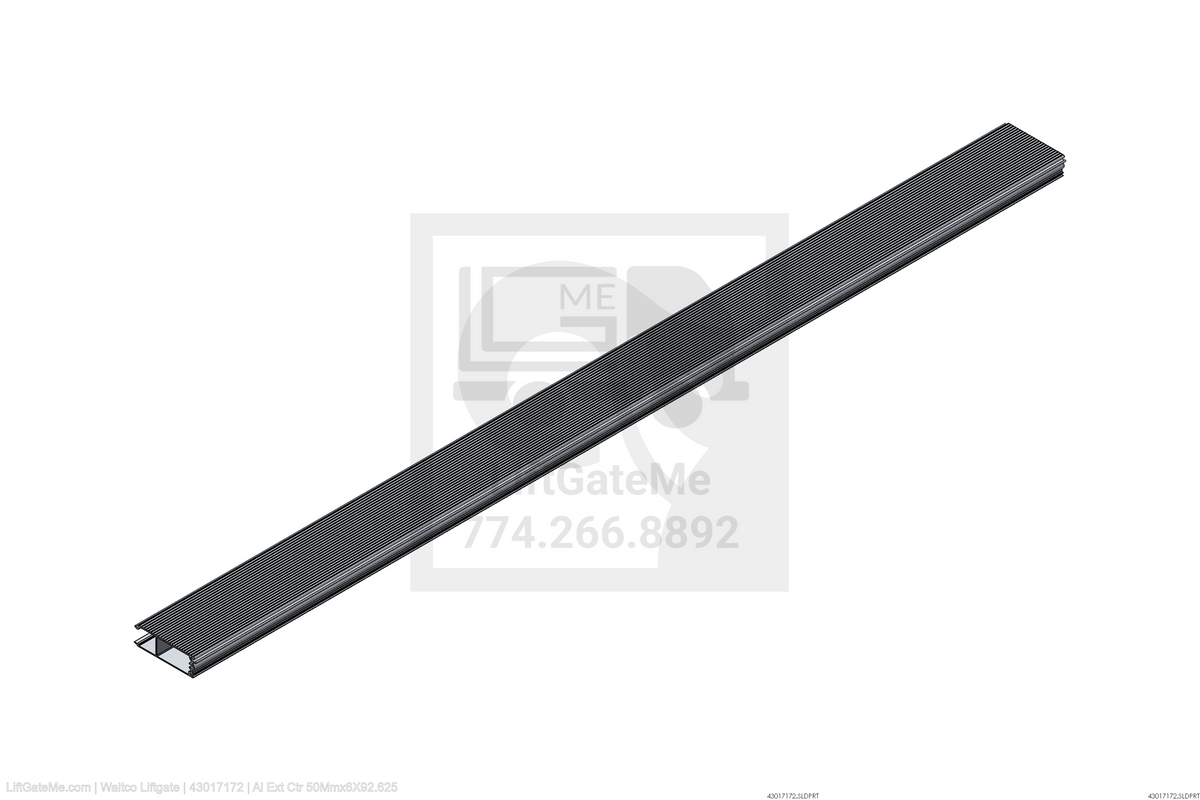 This is an image for a Waltco liftgate Al Ext Ctr 50Mmx6X92.625