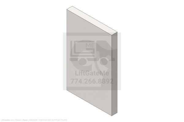 Waltco Liftgate Part Number 43020206 | torsion bar support plate