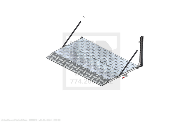 Waltco Liftgate Part Number 43310017 | mdl-30, 48x89+12 fixed