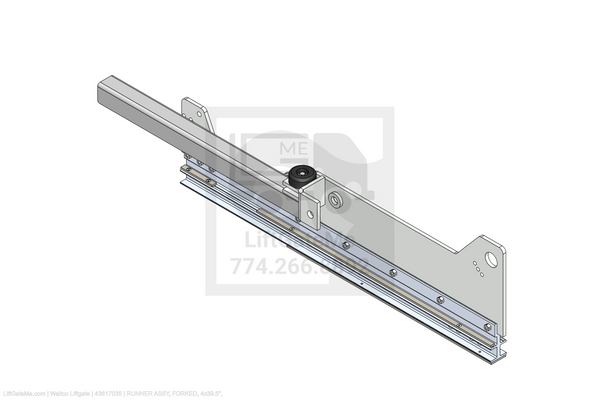 Waltco Liftgate Part Number 43617035 | runner assy, forked, 4x39.5