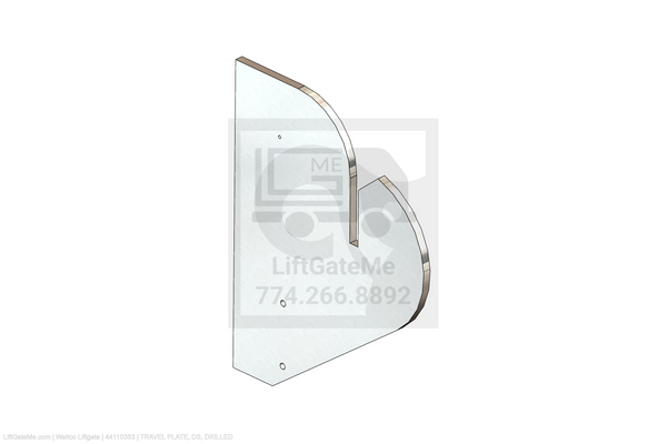 Waltco Liftgate Part Number 44110353 | travel plate, ds, drilled