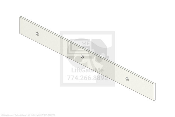 Waltco Liftgate Part Number 45110506 | mount bar, tapped