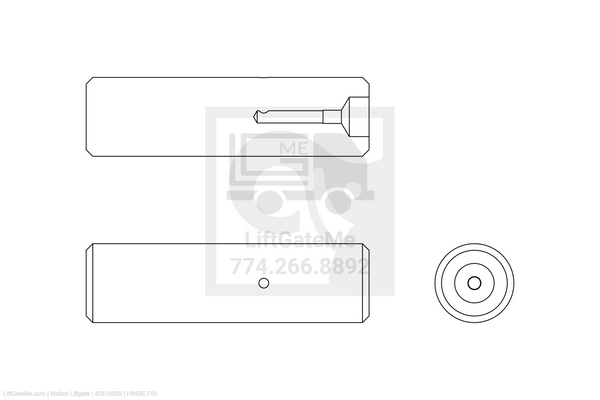 Waltco Liftgate Part Number 45516209 | hinge pin