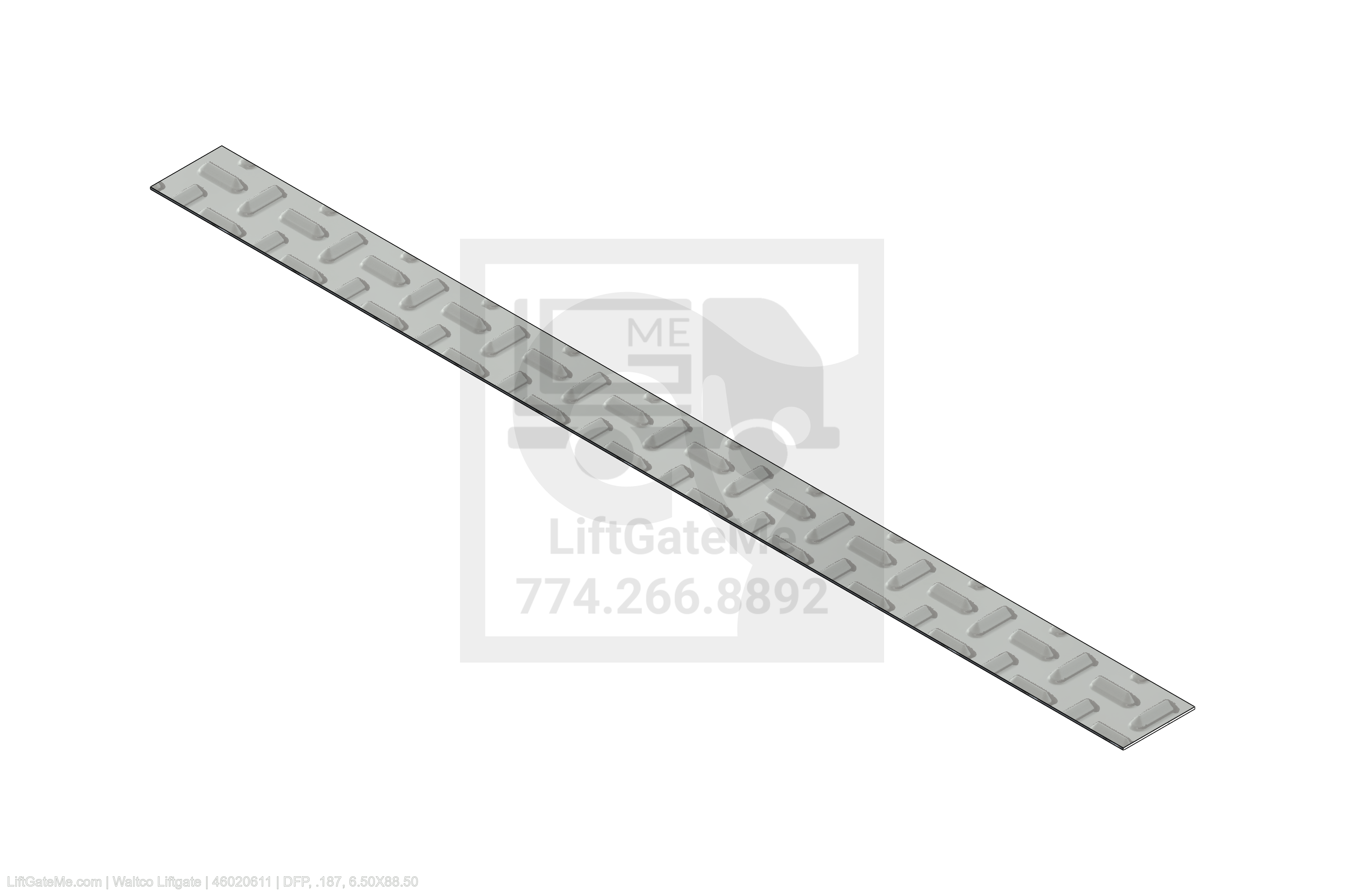 Waltco Liftgate Part Number 46020611 | dfp, .187, 6.50x88.50