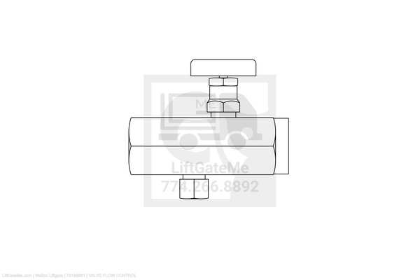 Waltco Liftgate Part Number 70189861 | valve flow control
