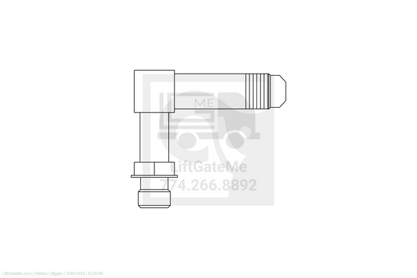 Waltco Liftgate Part Number 70401435 | elbow