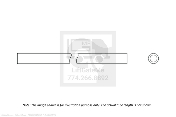 Waltco Liftgate Part Number 75083023 | tube, flexable pvc