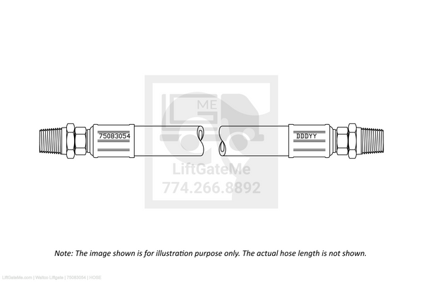 Waltco Liftgate Part Number 75083054 | hose