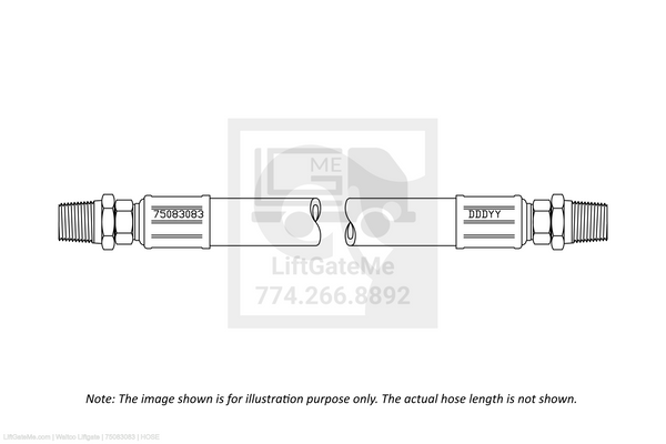Waltco Liftgate Part Number 75083083 | hose