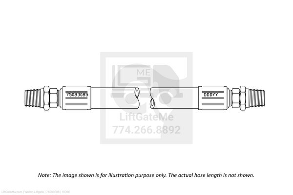Waltco Liftgate Part Number 75083085 | hose