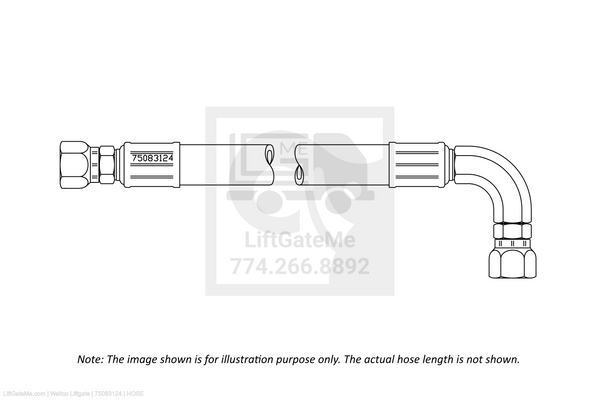 Waltco Liftgate Part Number 75083124 | hose