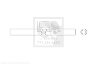 Waltco Liftgate Part Number 75083133 | tube, flexable pvc