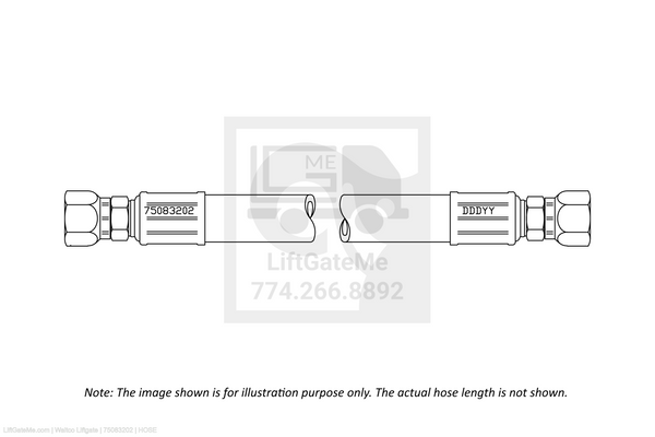 Waltco Liftgate Part Number 75083202 | hose