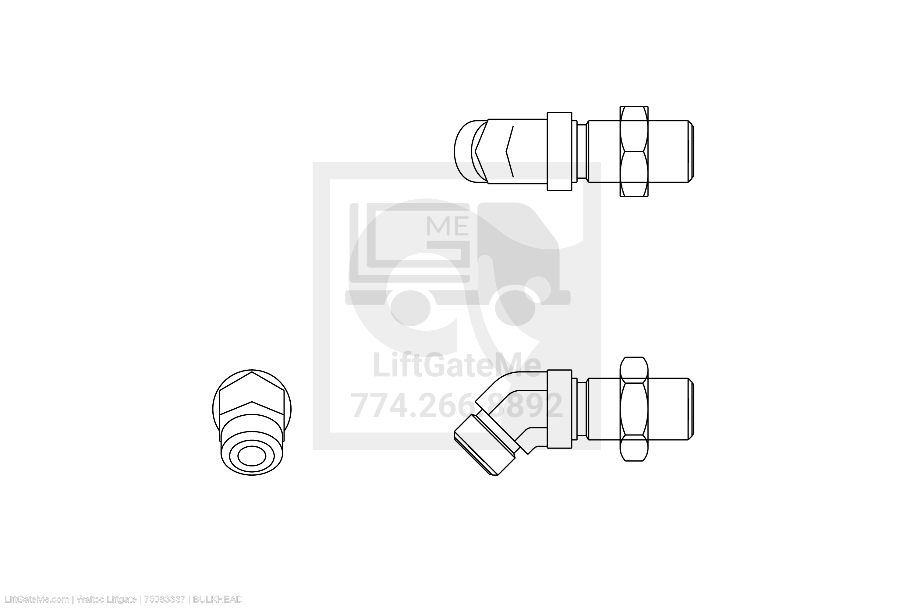 Waltco Liftgate Part Number 75083337 | bulkhead