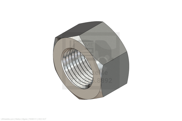 Waltco Liftgate Part Number 75085111 | hex nut