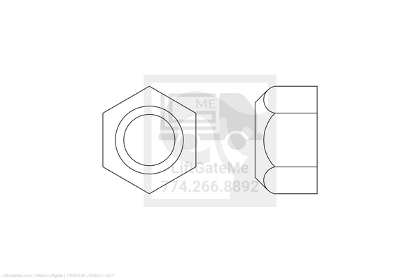 Waltco Liftgate Part Number 75085198 | ramco nut