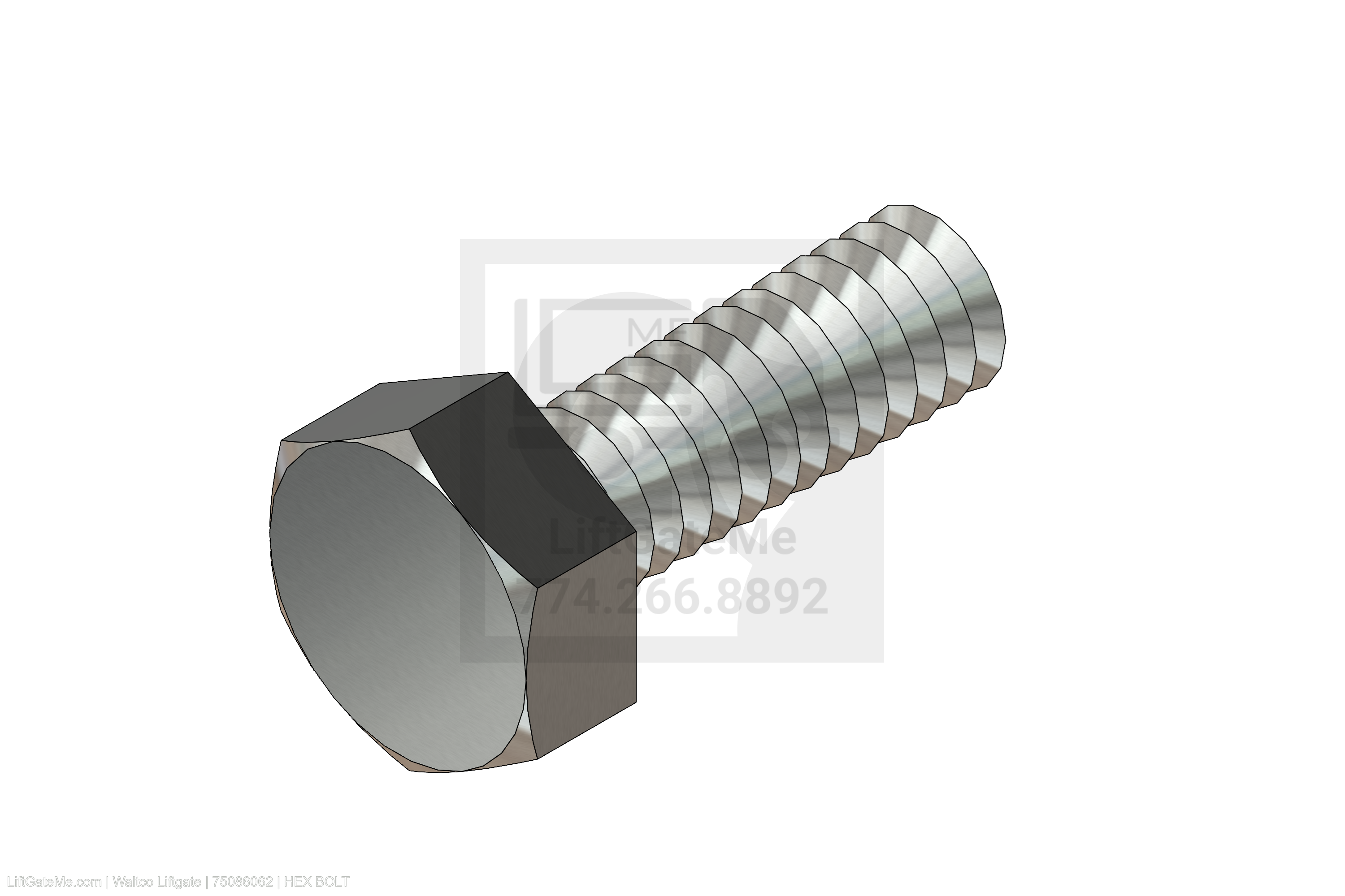 Waltco Liftgate Part Number 75086062 | hex bolt