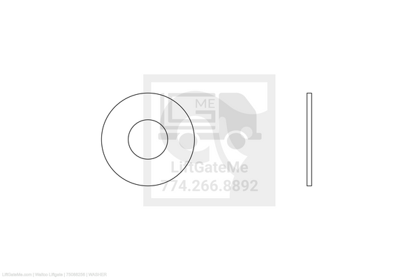 Waltco Liftgate Part Number 75088256 | washer