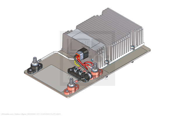 Waltco Liftgate Part Number 80000000 | kit, charging plate assy,