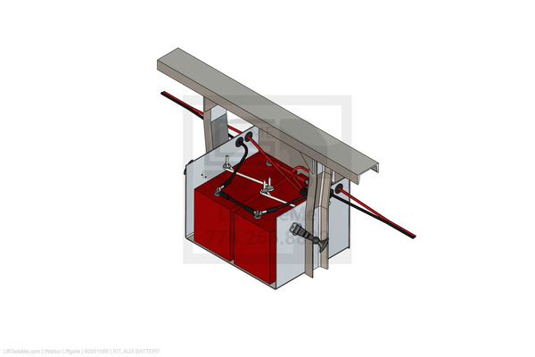 Waltco Liftgate Part Number 80001066 | kit, aux battery