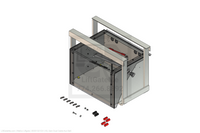 This is an image for a Waltco liftgate Kit, Galv Dual Cable Aux Batt