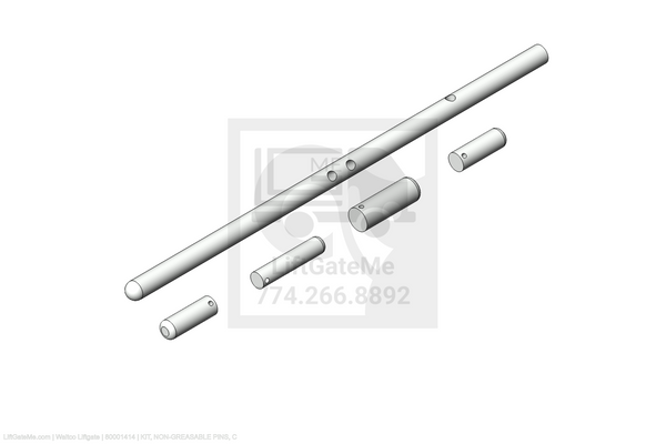 Waltco Liftgate Part Number 80001414 | kit, non-greasable pins, c