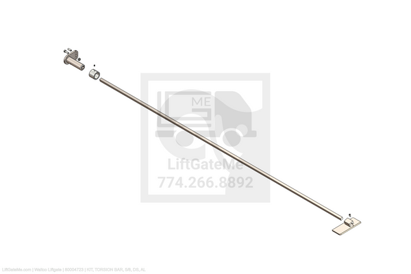 Waltco Liftgate Part Number 80004723 | kit, torsion bar, 5/8, ds, al