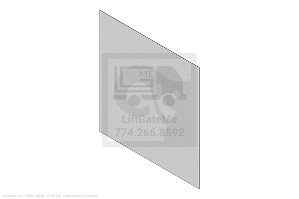 This is an image for a Waltco liftgate Decal, Mdlhppc Operation