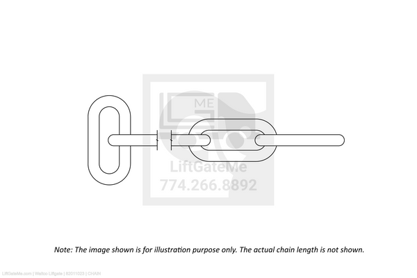 Waltco Liftgate Part Number 82011023 | chain
