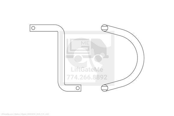 Waltco Liftgate Part Number 85803233 | bar, d.s. link