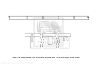 Waltco Liftgate Part Number 85803419 | cart stop sub-assembly