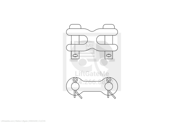 Waltco Liftgate Part Number 85803456 | clevis