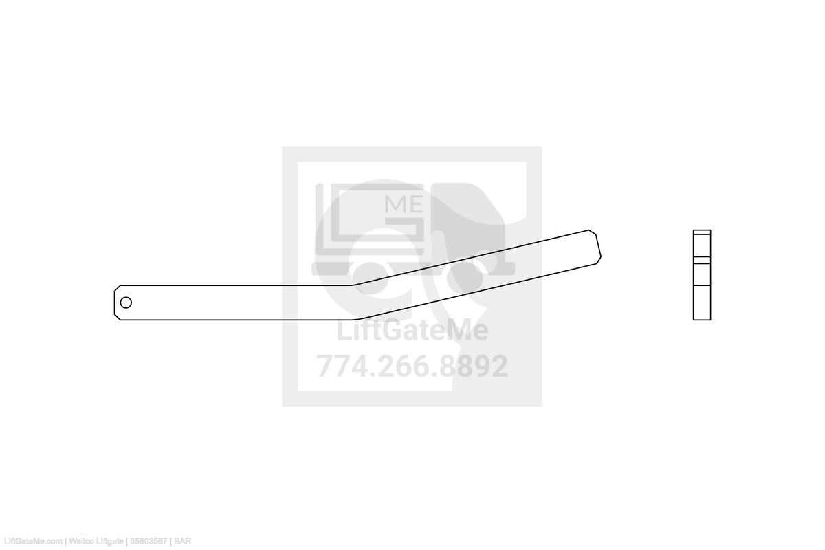 Waltco Liftgate Part Number 85803587 | bar