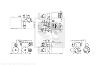 This is an image for a Waltco liftgate Hyd Pmp/Mtr, Dual, Non-Thrmpk