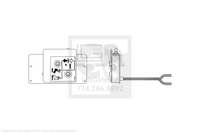 This is an image for a Waltco liftgate Toggle Switch Assembly Replacement