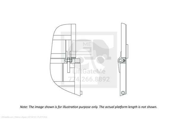 Waltco Liftgate Part Number 90158100 | platform