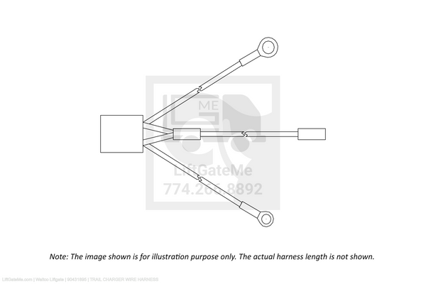 Waltco Liftgate Part Number 90431895 | trail charger wire harness