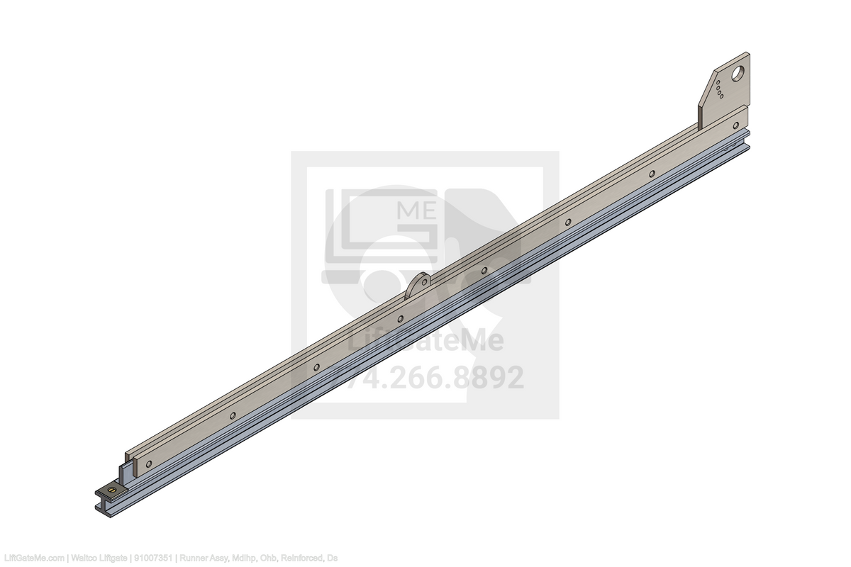 This is an image for a Waltco liftgate Runner Assy, Mdlhp, Ohb, Reinforced, Ds