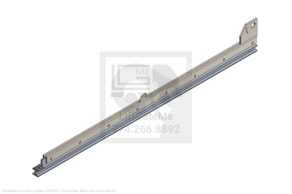 This is an image for a Waltco liftgate Runner Assy, Mdlhp, Ohb, Reinforced, Ds