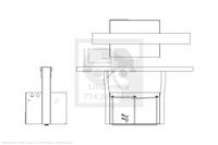 This is an image for a Waltco liftgate Battery Box Base Assembly