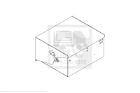 This is an image for a Waltco liftgate Pump Enclosure Assembly