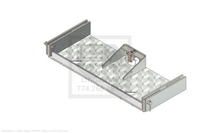 This is an image for a Waltco liftgate Swing Door Bed Ext,Ctr. Assy