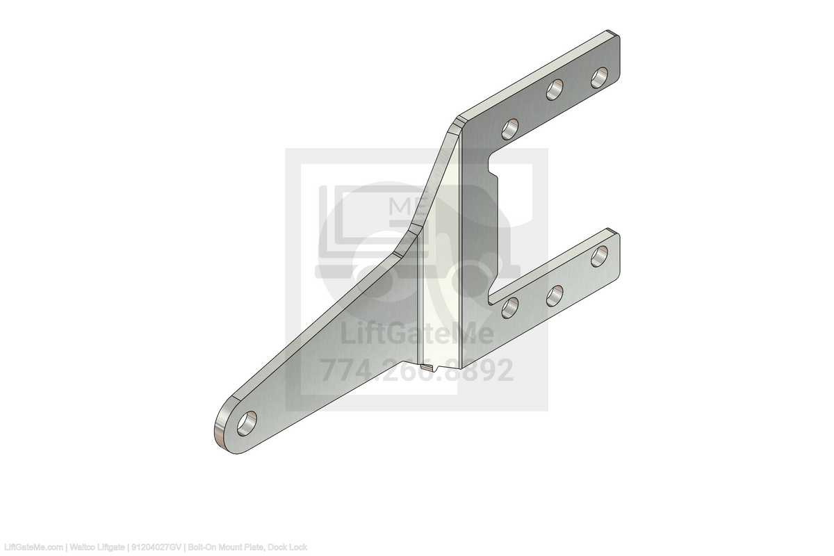 This is an image for a Waltco liftgate Bolt-On Mount Plate, Dock Lock