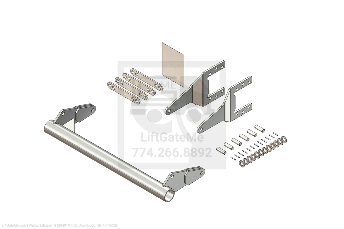 This is an image for a Waltco liftgate Kit, Dock Lock, Hlf, 48"-52"Bh