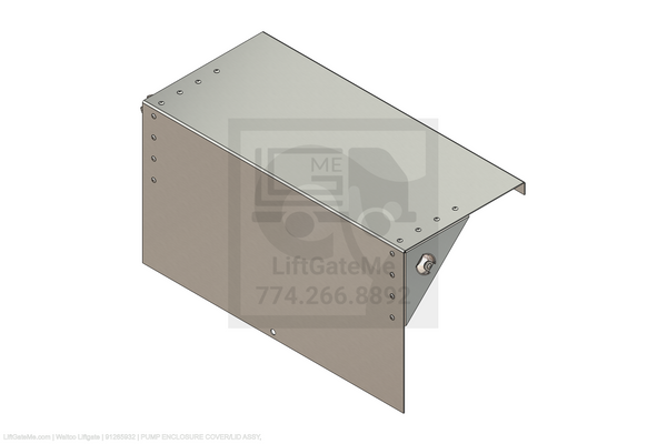 Waltco Liftgate Part Number 91265932 | pump enclosure cover/lid assy,