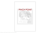 This is an image for a Waltco liftgate Decal, Pinch Point Danger