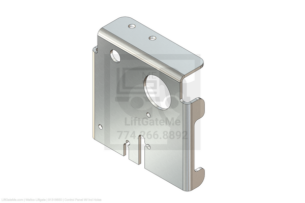 This is an image for a Waltco liftgate Control Panel W/ Ind Holes