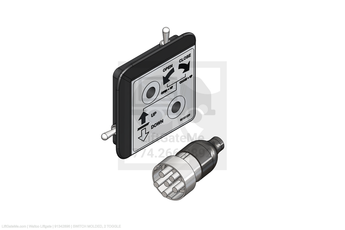 Waltco Liftgate Part Number 91342896 | switch molded, 2 toggle