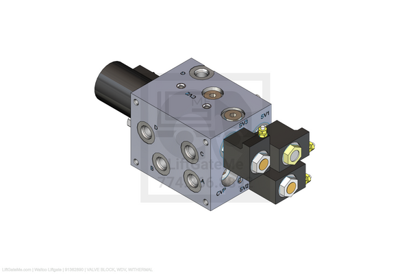 Waltco Liftgate Part Number 91362890 | valve block, wdv, w/thermal