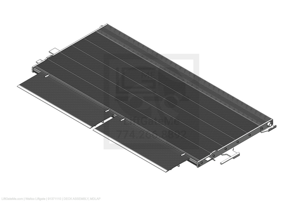 Waltco Liftgate Part Number 91371110 | deck assembly, mdlap